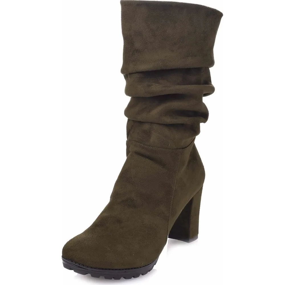 

Dorlie 16849 Khaki Large Size Women 'S Boots