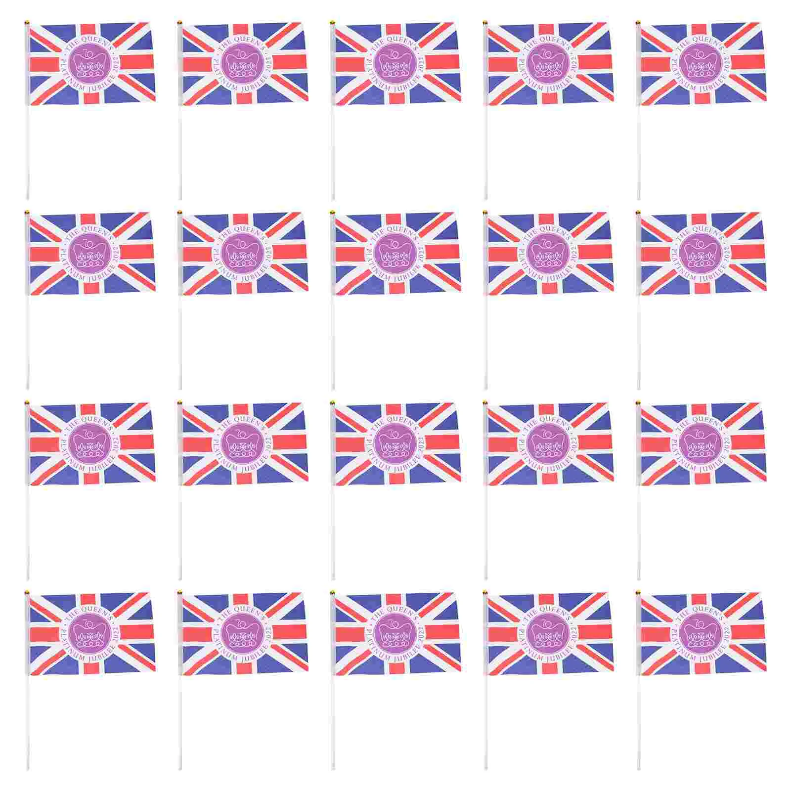 

Flag Flags Hand Uk British Mini Waving Stick Britain Handheld Union Kingdom Jubilee Royal United Small World Country Held Jack