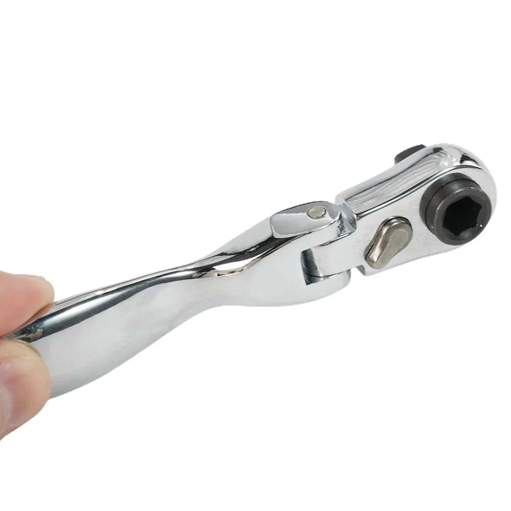 

Screwdriver Ratchet Wrench Batch Head Chrome-vanadium Steel For Repairing Single Wrench Spanner 6.35mm Accessories
