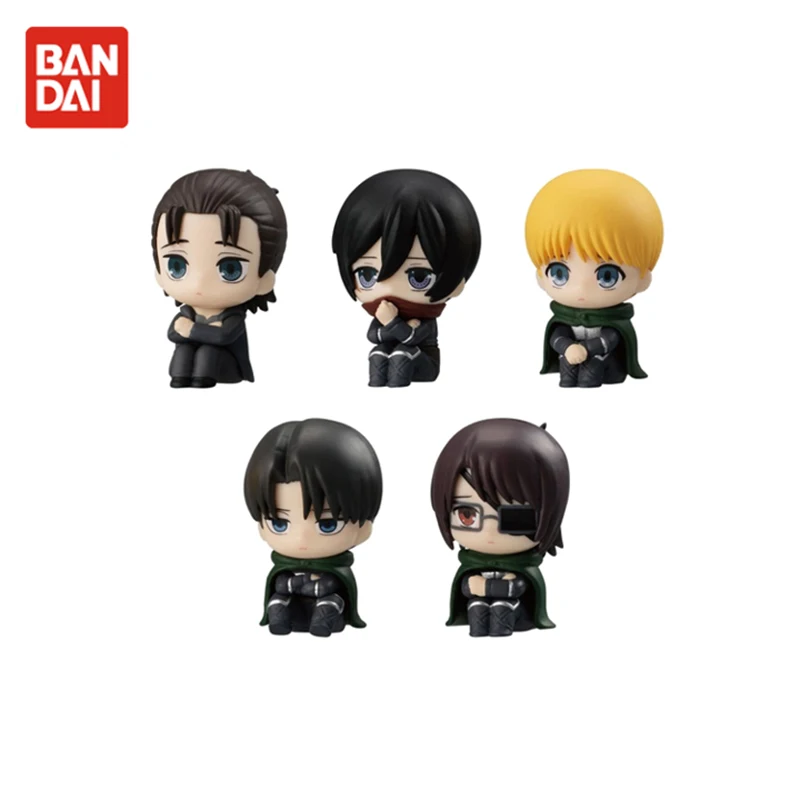 

Bandai Genuine Gashapon In Stock Attack on Titan Mikasa Ackerman Action Figure Collection Model Toys Gifts for Children