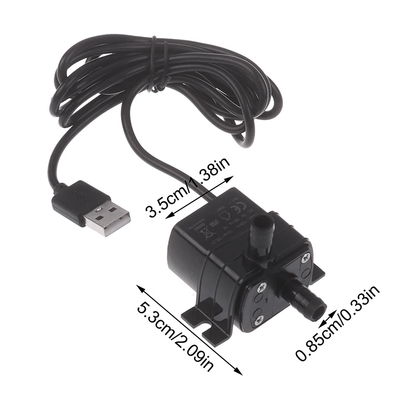Бесщеточный Водяной насос 5 В 1 Вт 100 л/ч см