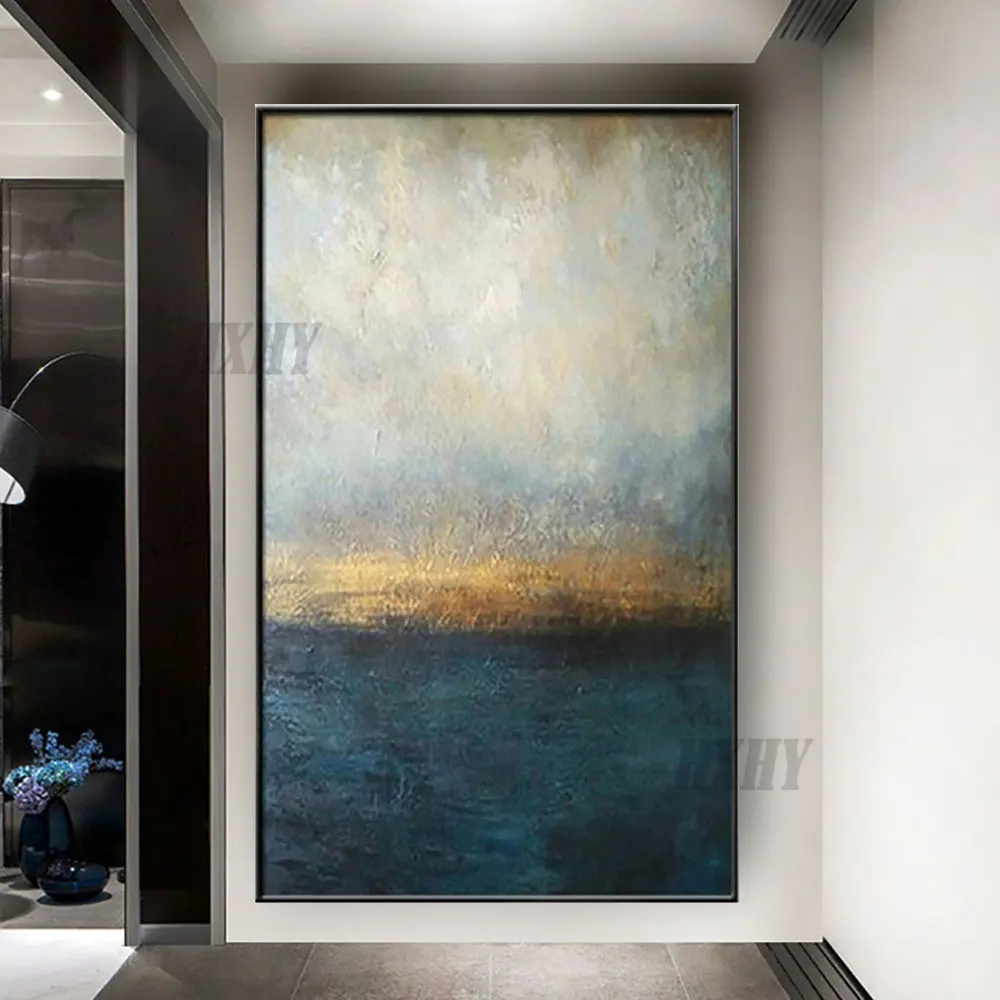 

High Quality Hand Painted Canvas Abstract Oil Painting Pop Hang Trim Modern Wall Art Paint For Living Room Bedroom Decor Mural