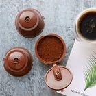 3-я многоразовая кофейная капсула Dolce Gusto 3-я пластиковая многоразовая кофейная капсула Dolce Gusto подходит для кофемашины Nescafe