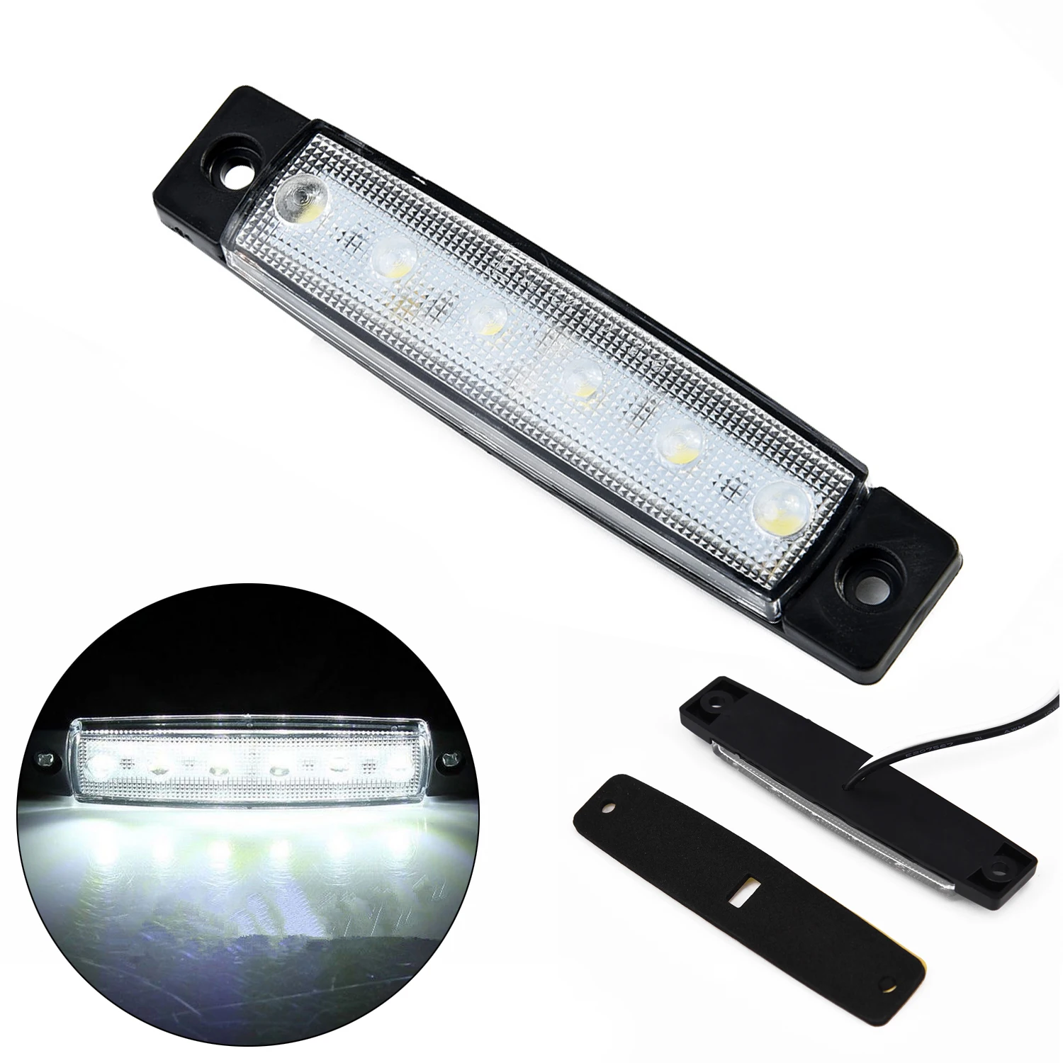 

Side Marker Lights For Trailer Truck Boat BUS Indicator RV Lamp Trailer Light Led 12V Signal Brake Warning Light