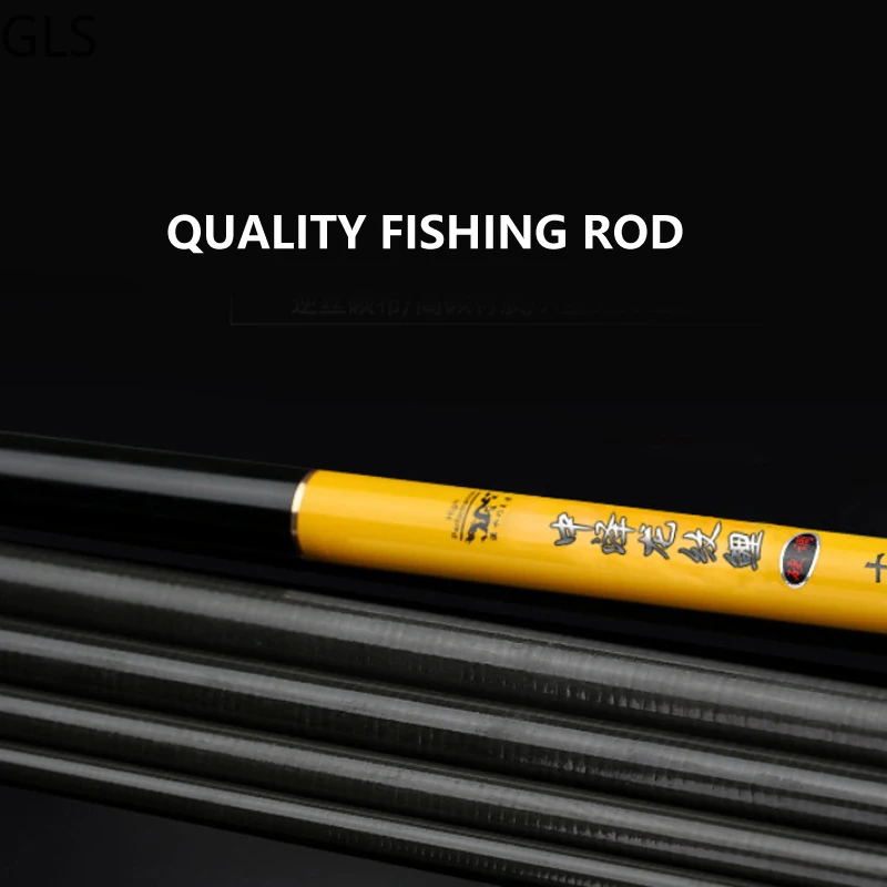 GLS Brand New Freshwater Carp Lightweight Fishing Rod 2.7M-7.2M High Strength Carbon Fiber Telescopic Stream Rod enlarge