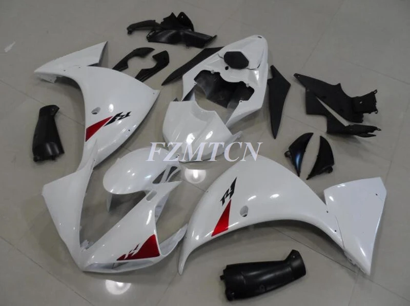 

High Quality New ABS Whole Fairings Kit Fit for YAMAHA YZF - R1 2009 2010 2011 09 10 11 Bodywork set White