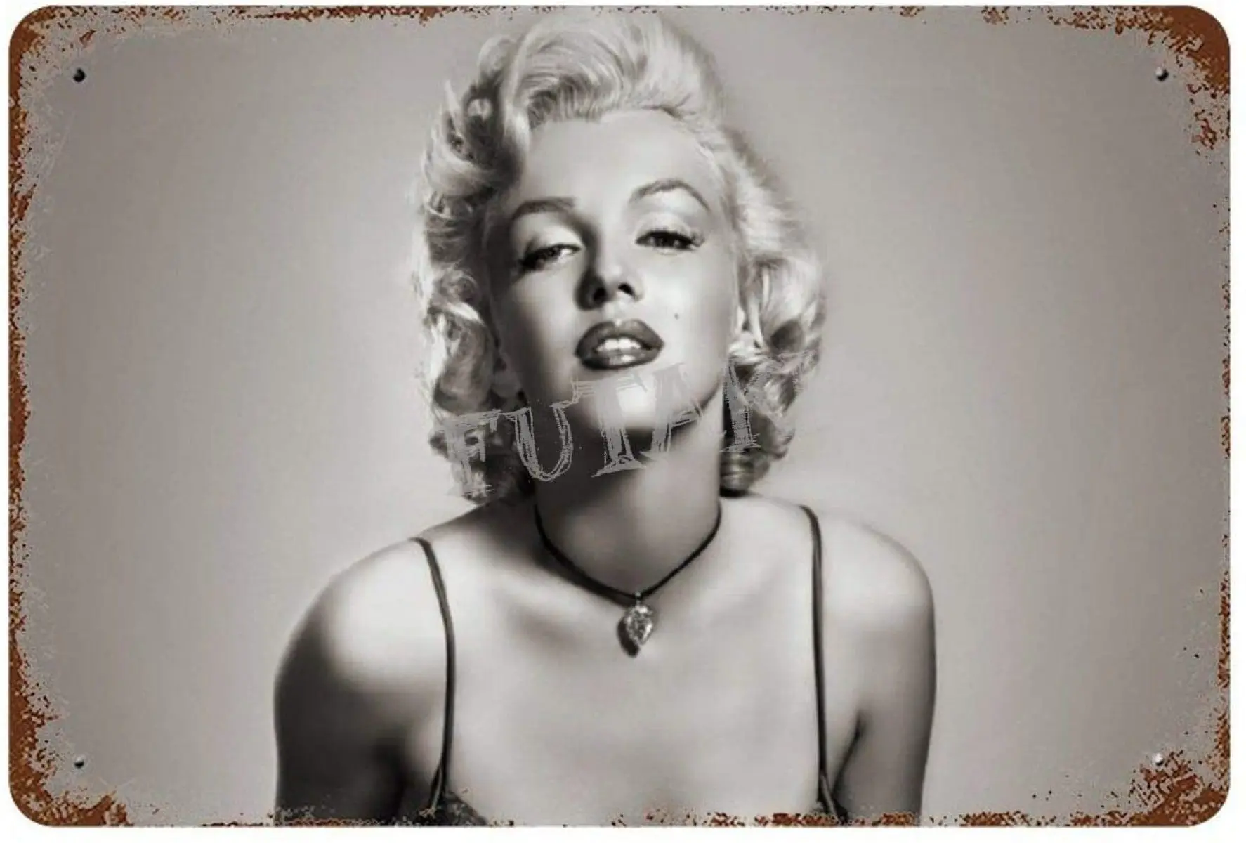 

Marilyn Monroe Vintage Tin Sign Art Iron Painting Rusty Poster Decoration Aluminum plaque