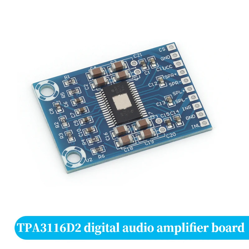 

Stlxy TPA3116D2 XH-M562 50 Вт + 50 Вт 2,0-канальный цифровой стерео аудио усилитель мощности плата постоянного тока 12-24 В