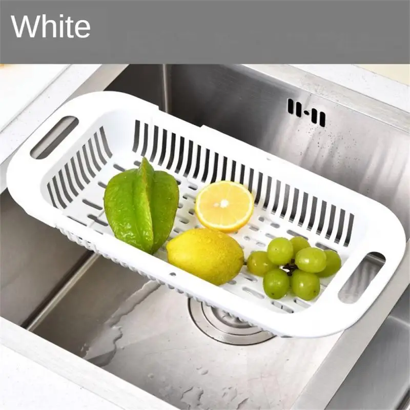 

Fashion Color Bowl And Chopsticks Storage Rack Extensible Adjustable Drain Adjustable Dinnerware Basket Vegetable Cleaning