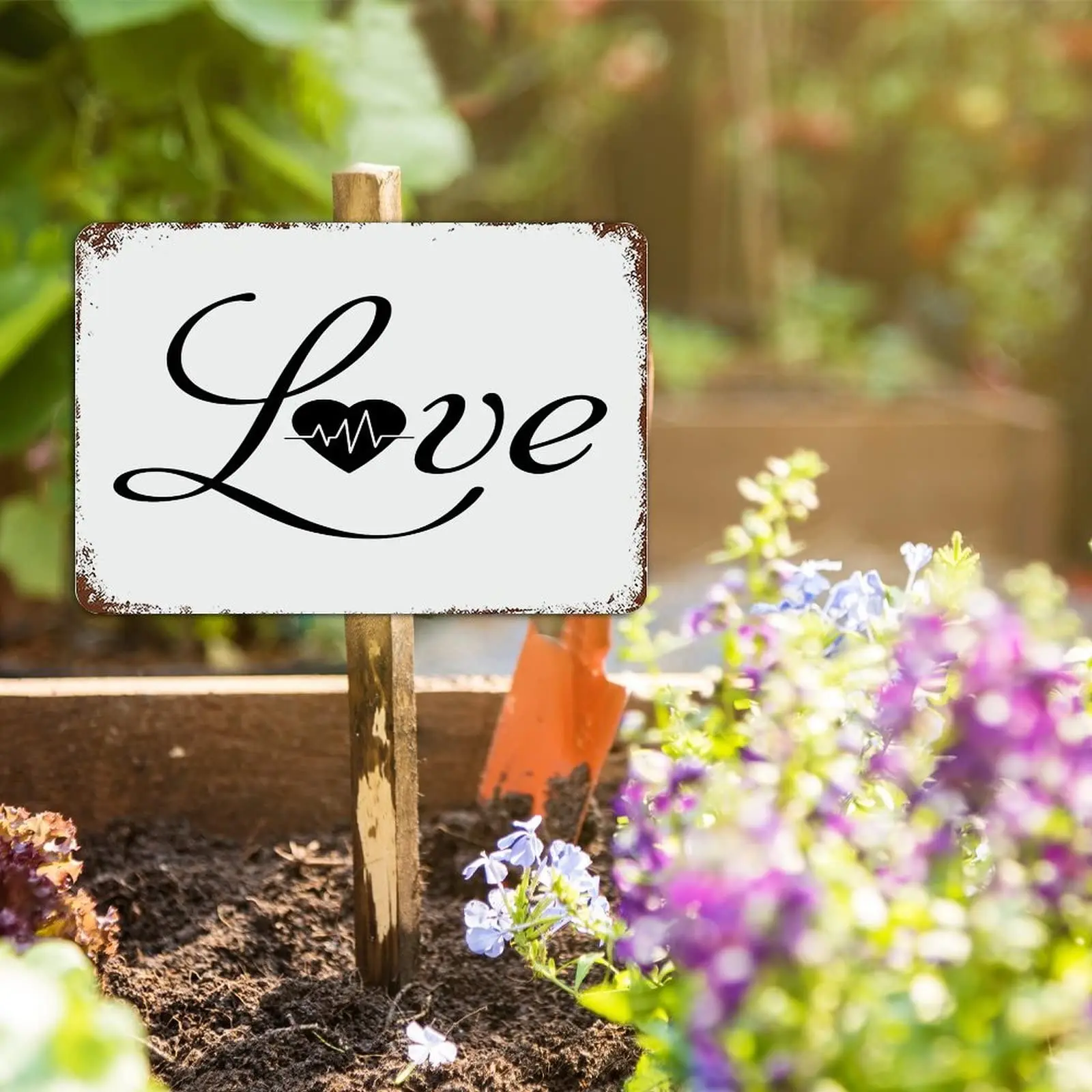 Вдохновляющий девиз металлический знак любовь жестяные знаки абстрактный декор