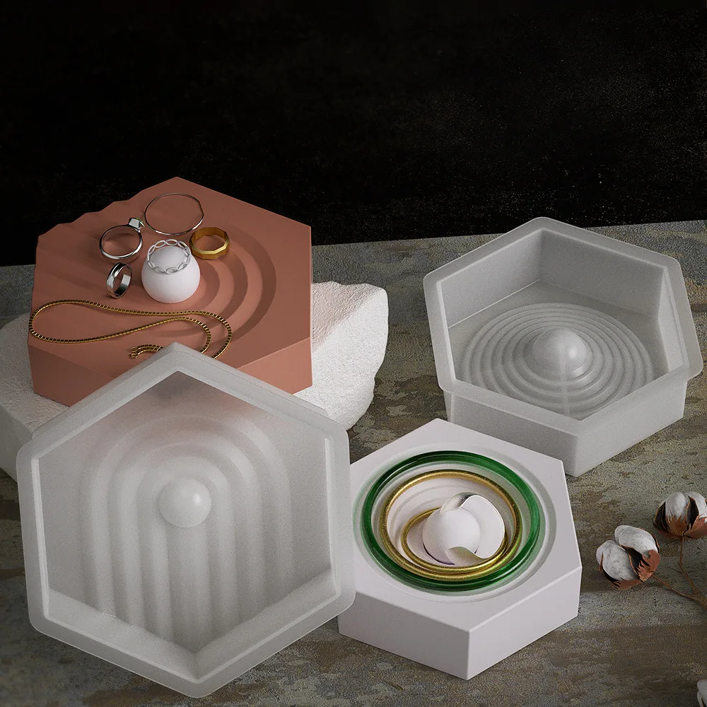 Гексагональные формы для подноса из смолы поднос изготовления ювелирных изделий