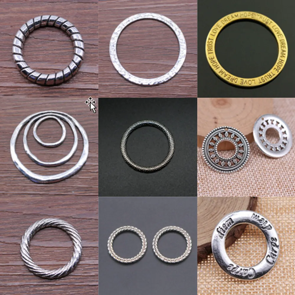 

Big circle charms for jewelry making handmade Supplies for jewelry Pendant DIY