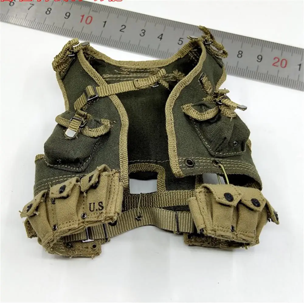 

Hot Sale 1/6 DID A80144 WWII US Army Ranger Sniper War Battle Chest Hanging Bags Model For 12inch Doll Soldier Accessories