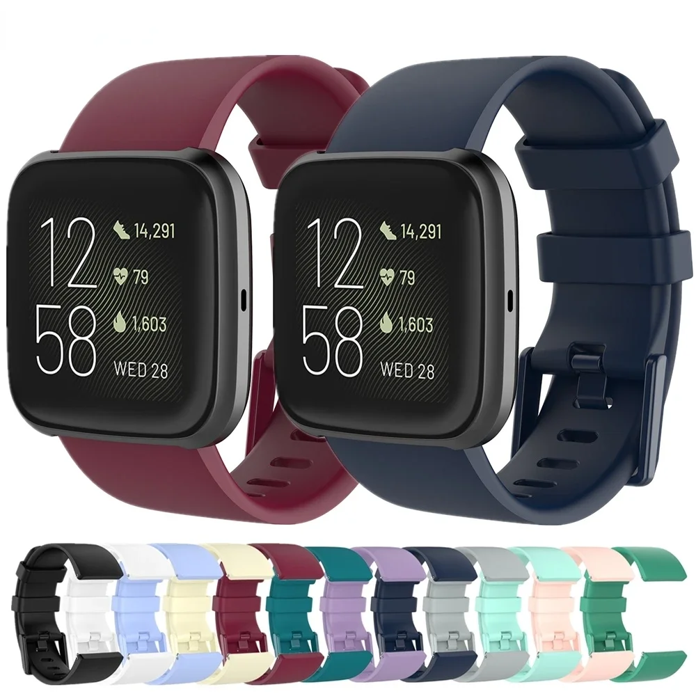 Мягкая силиконовая лента для Fitbit Versa 2 ремешки / Lite подходят bit Blaze умные часы