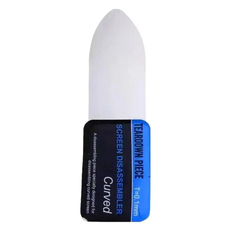 

1PC Mobile Phone Curved LCD Screen Spudger Opening Pry Card Tools Ultra Thin Flexible Mobile Phone Disassemble Steel Metal