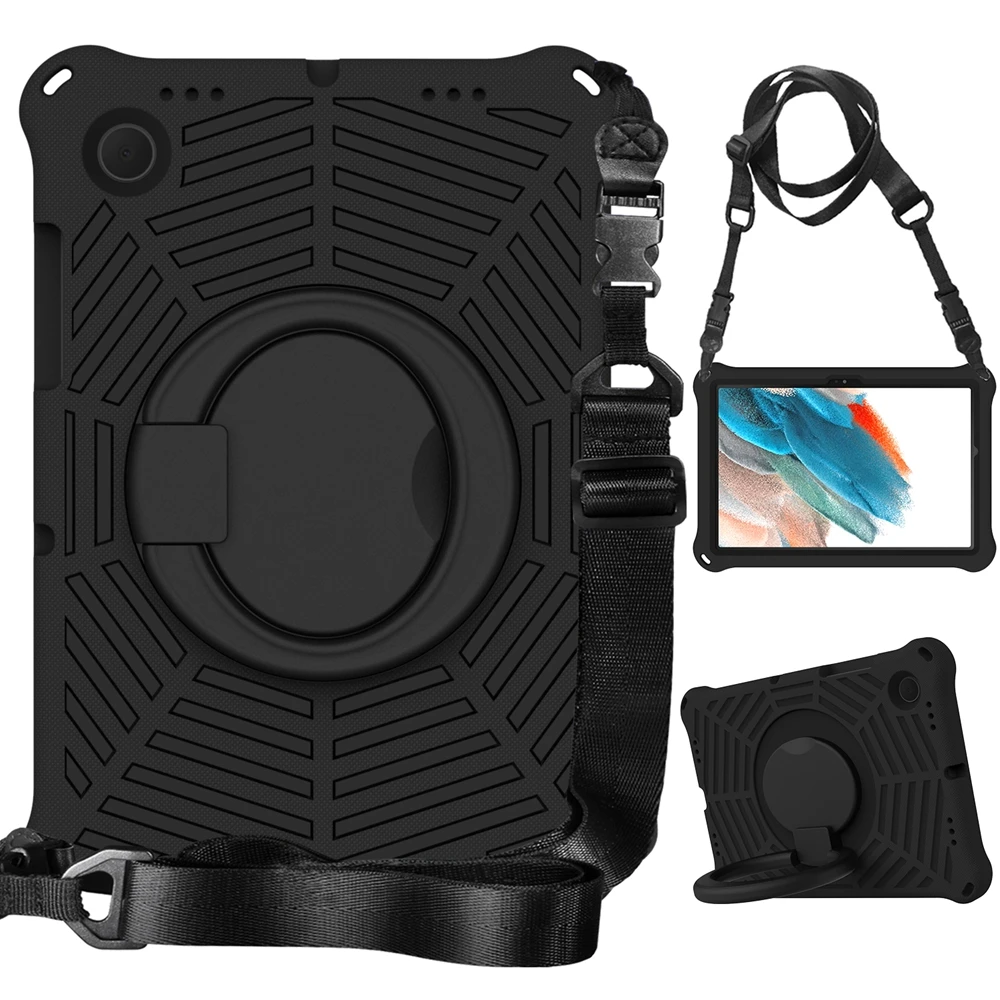 Чехол-подставка EVA Kids Safe Pull Ring для Samsung Galaxy Tab A8 A7 Lite T500 S6 P610 P620 T720 T510 T290 T295