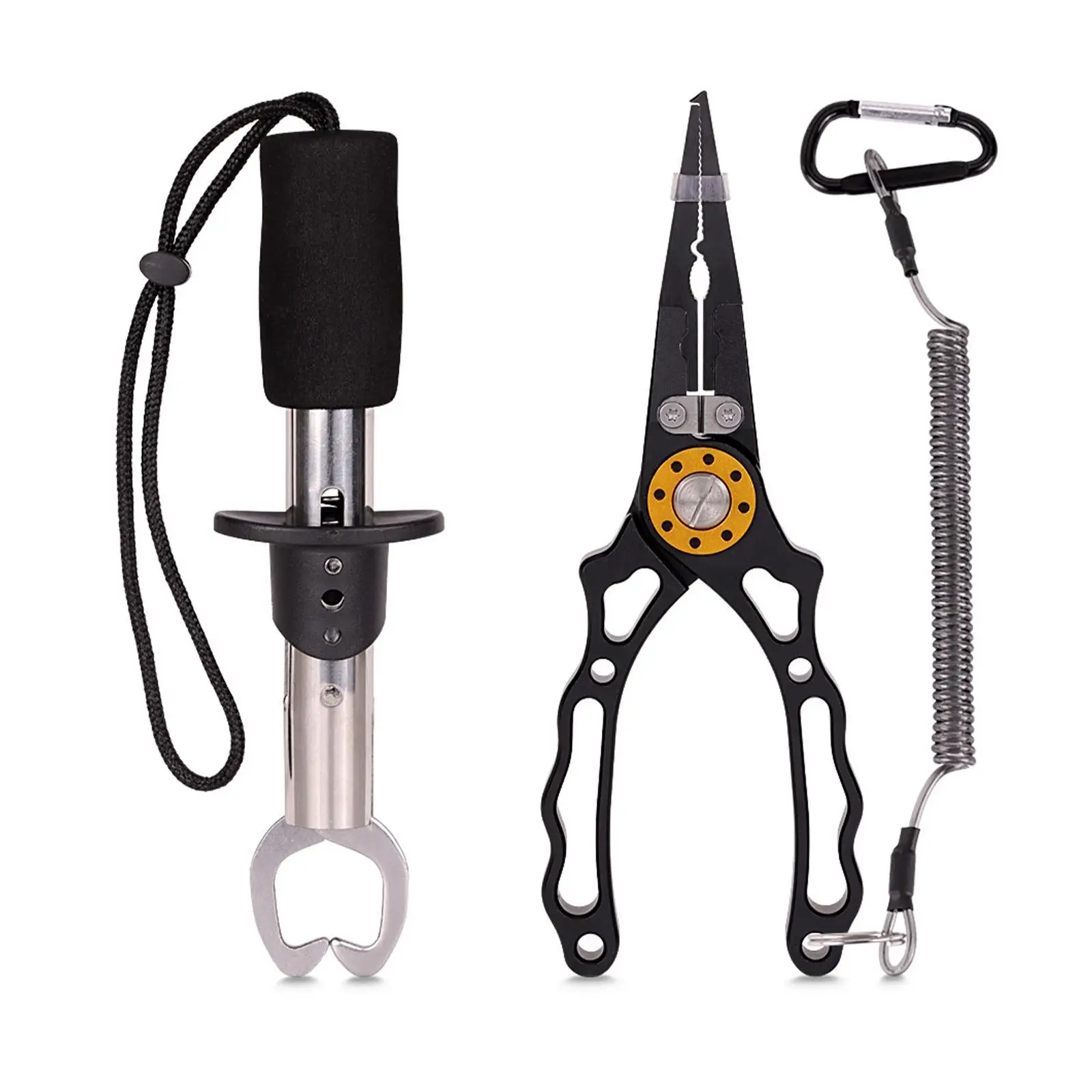 

Steel Fish Controller Multi-function Anti-rust Die-casting Lure Pliers Fishing Pliers Fish Controller Open Loop Hook