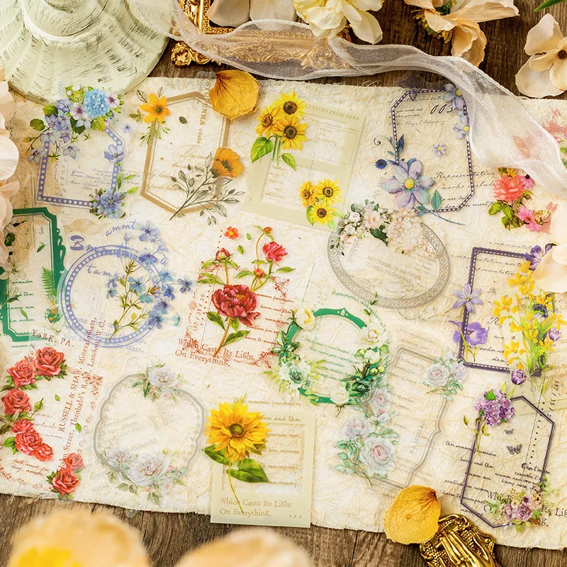 

20 шт., наклейки-коллажи на подсолнухи