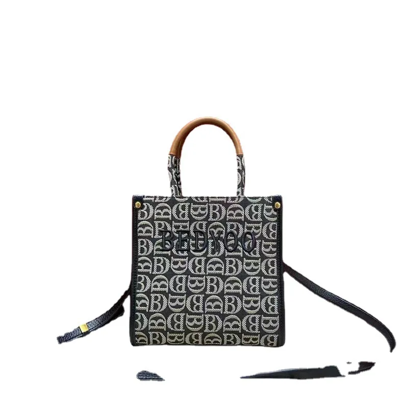 Luxurious Letter Embroidered Line Piano Spectrum Handbag Denim Women's Bag 2023 New Single Shoulder Satchels Wallet Sac