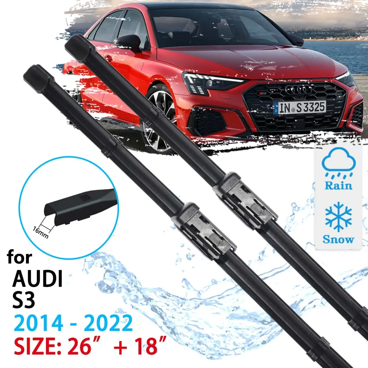 Лобовое стекло для Audi S3 2014 2015 2016 2017 2018 2019 2020 2021 2022