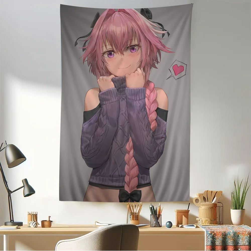 Аниме милый Fate Apocrypha Astolfo подвесной богемный гобелен Таро хиппи настенные коврики