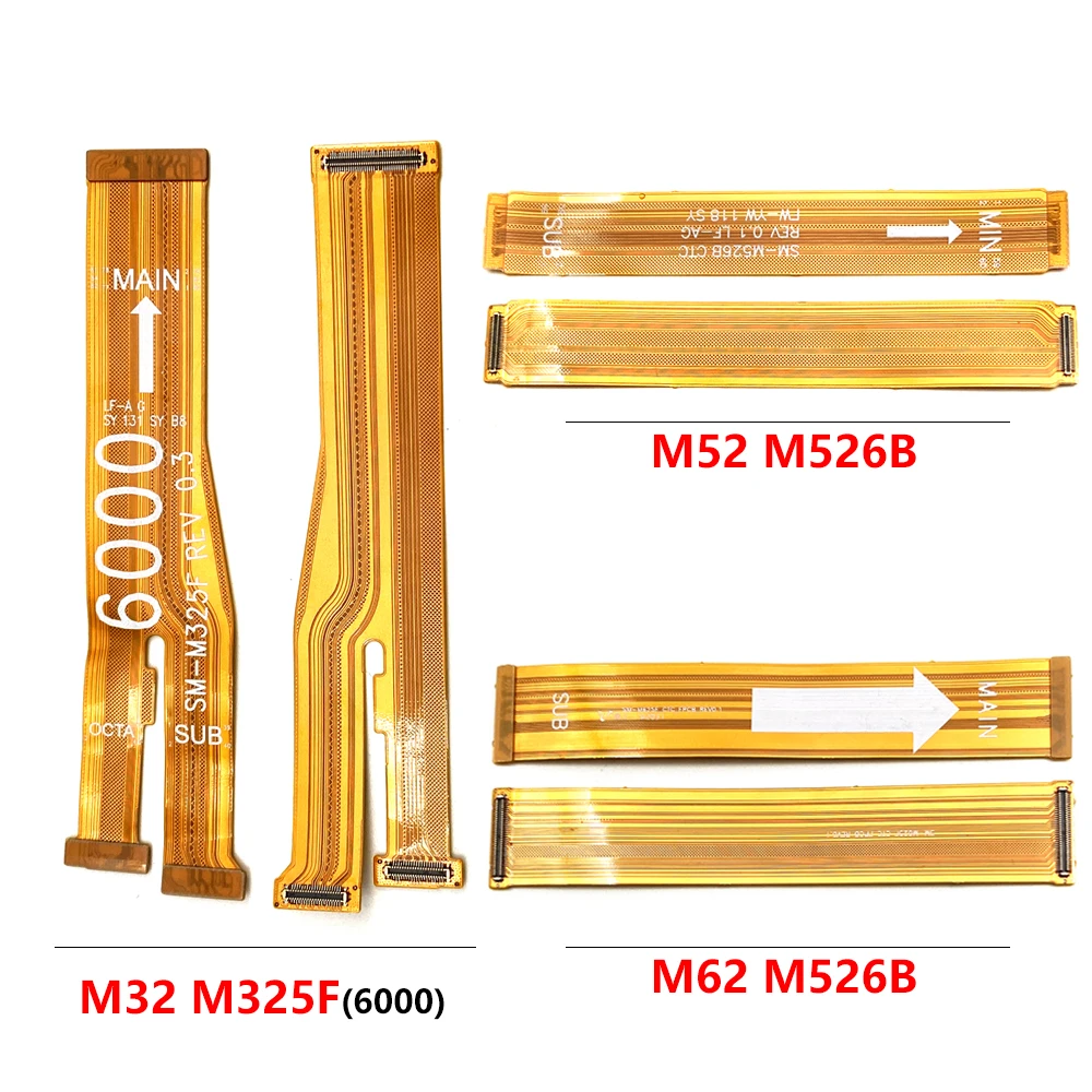 60 шт. новый для Samsung M12 M22 M53 M52 M62 M32 M21 M31 M31S M51 M10 M20 M30 разъем материнской платы гибкий