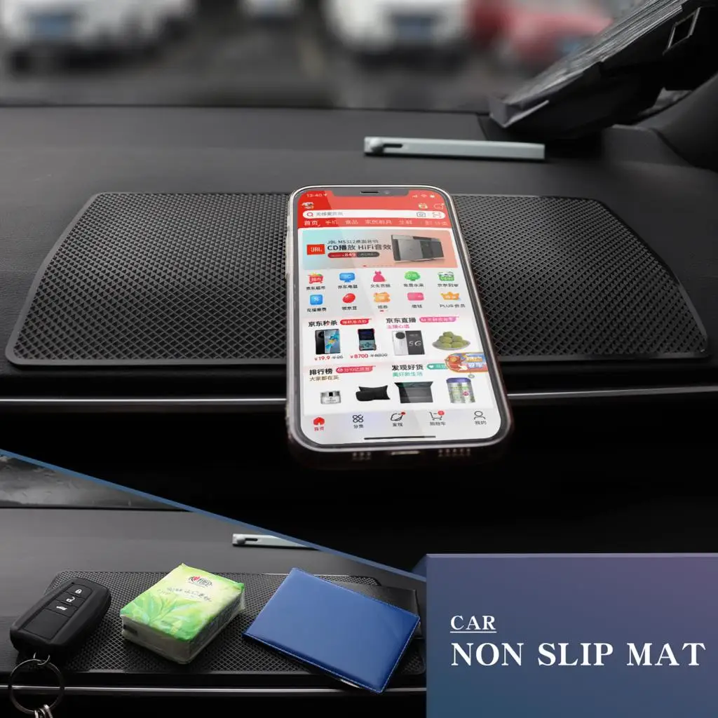 

Universal Car Anti Slip Mat Dashboard Dash Auto Multi-Function GPS Phone Keys Coins Holder Gel Sticky Pad Non Slip Stand Mount