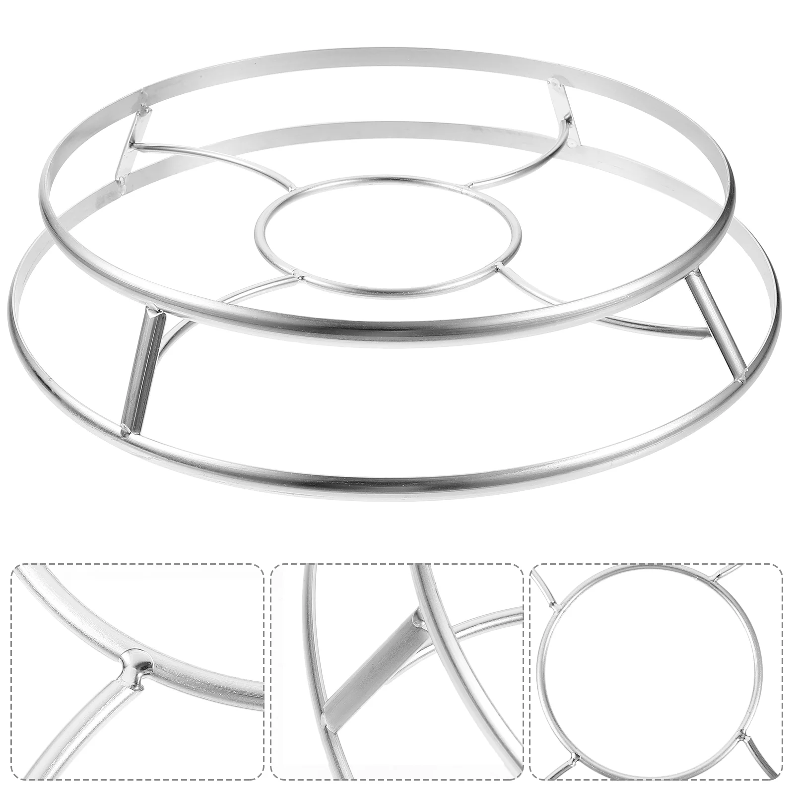 

Stainless Steel Steam Rack Kitchen Tools Tabletop Pot Holder Wisking 304 Pan Metal