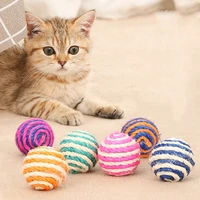 cat toy sisal ball molar bite resistant cat toy pet supplies toys for cats products home garden