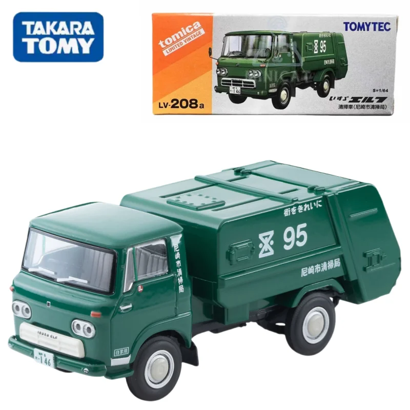 TAKARA TOMY TOMICA 1:64 TLV LV-208a Isuzu Elf Nitaki City подметальные свитера миниатюрная модель