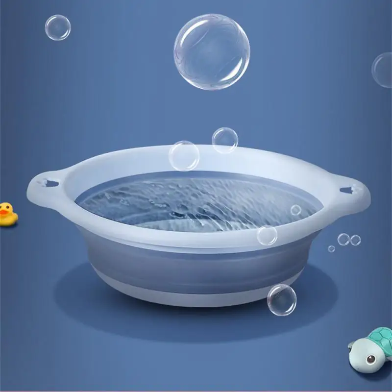 Портативная складная пластиковая дорожная Складная Раковина безопасная Прочная