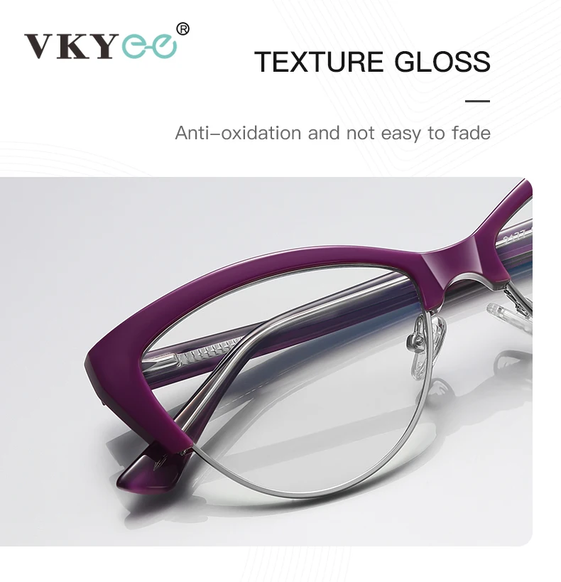 Простые Модные дизайнерские очки VICKY в форме кошачьего глаза с защитой от синего