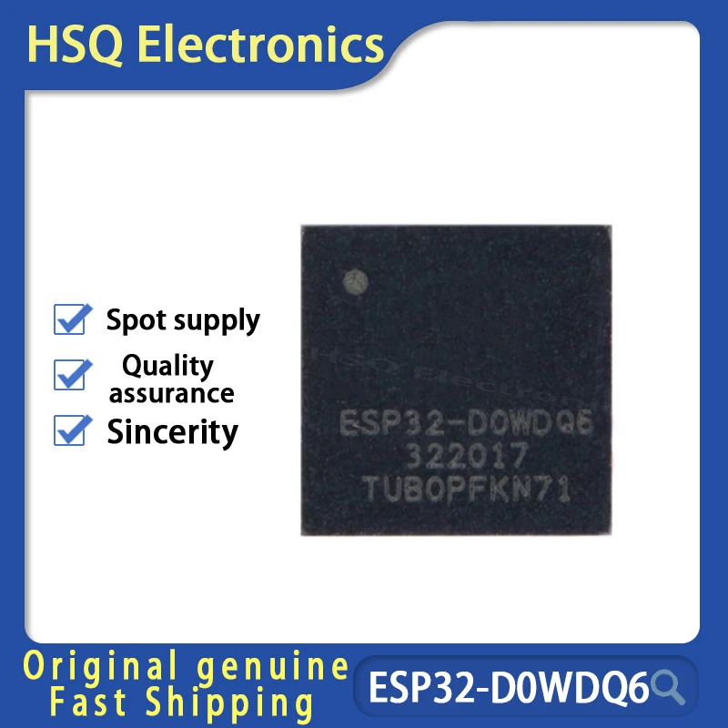 Оригинальная Подлинная пластырь, 5 шт., Φ DOWDQ6 QFN48, Wi-Fi и Bluetooth, 2 в 1, беспроводная лампа