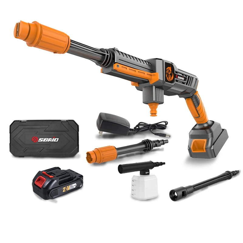 

20V Lithium Battery Powered Cordless High Pressure Washer Gun for Garden Hose