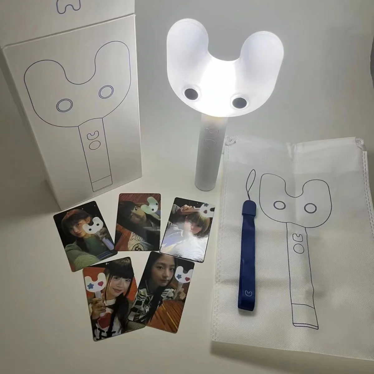 

KPOP Newjeansed Lightstick NJ светильник Stick ручная лампа для концерта в стиле хип-хоп