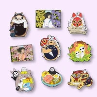 japan anime cartoon pins for decoration clothes backpack cute character lapel badge womens brooch accessories for friend gift