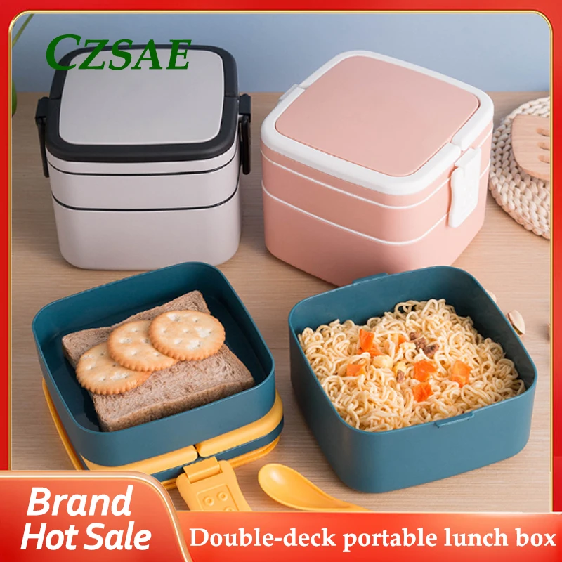 

Double-layer Portable Microwave Oven Can Heat Office Workers, Seal Lunch Boxes, Outdoor Picnic Fruit and Food Containers