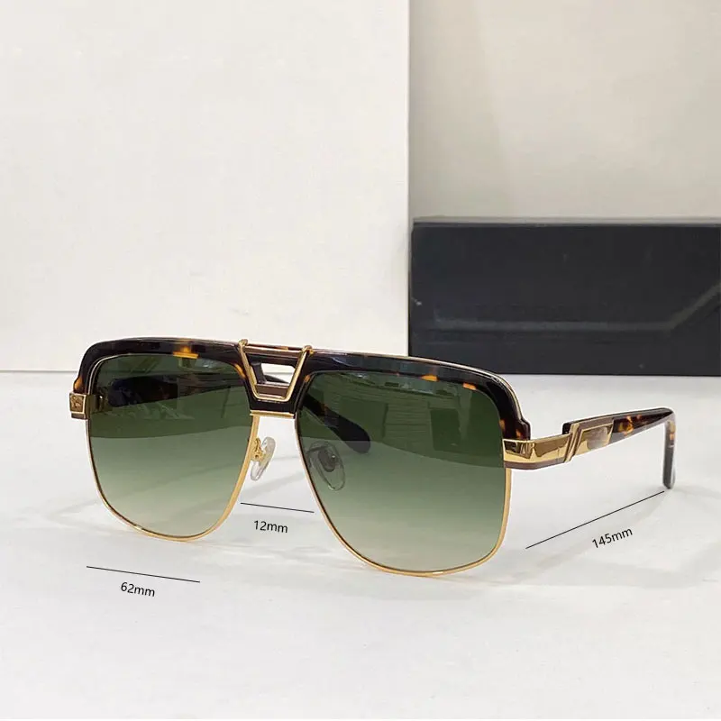 

Retro Double Bridges Sunglasses Fashion Pilot Gradient Lens Trending Sun Glasses Luxury Brand Designer Eyewear Women Men Shades