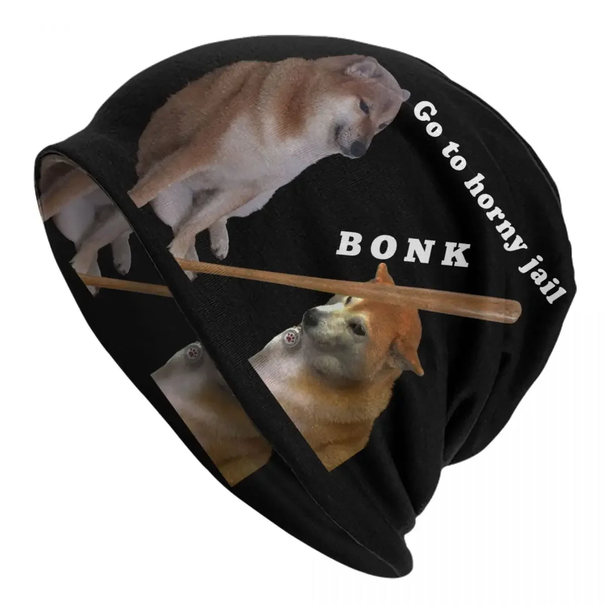 Шапка Cheems virones Bonk шапки вязаная шапка в стиле хип-хоп для женщин и мужчин теплая