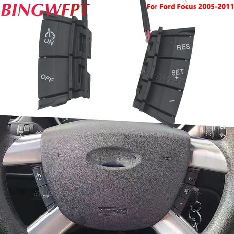 Для Ford Focus 2 2005-2007 2008 2009 2010 2011 переключатель круиз-контроля многофункциональная кнопка бортового колеса