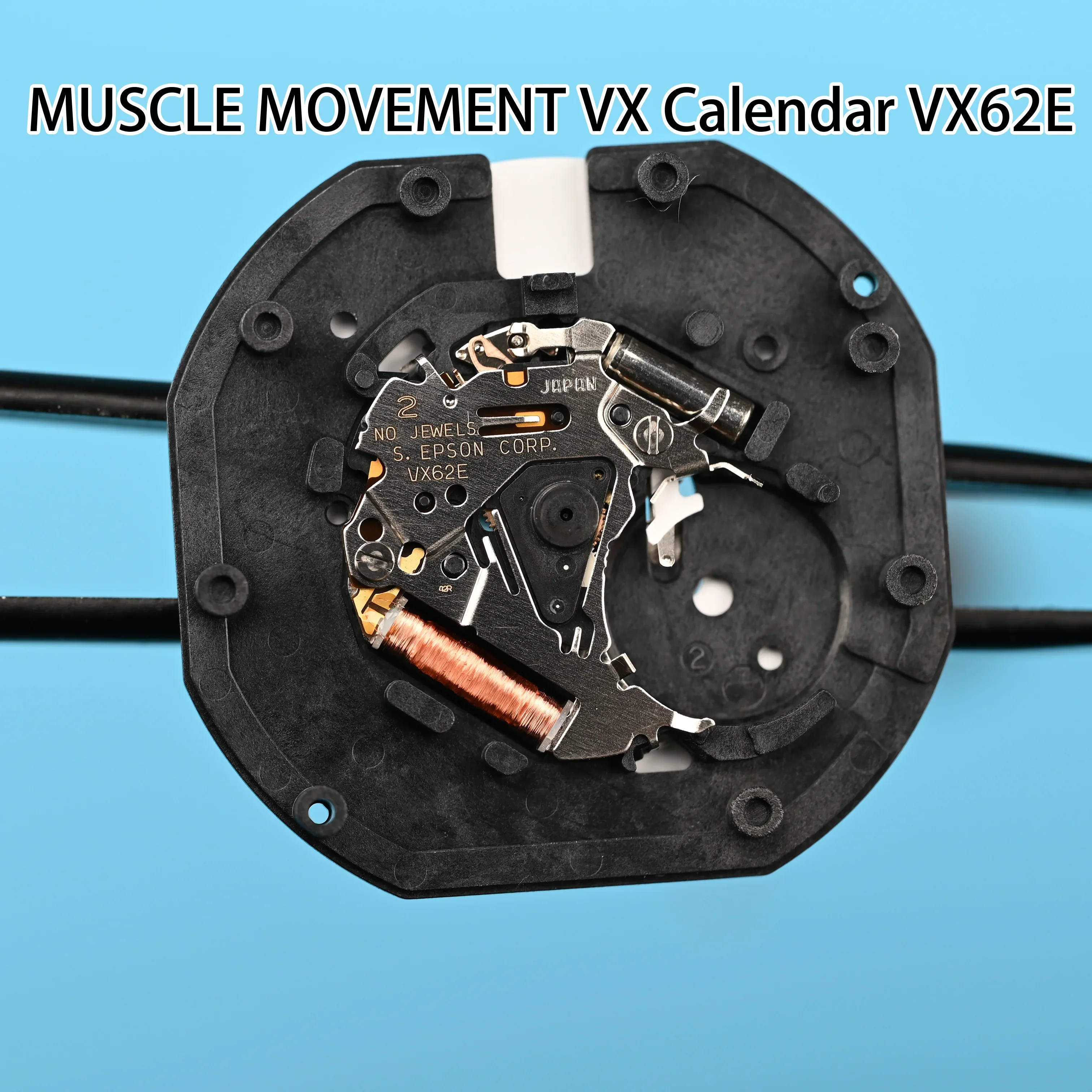 Движение VX62 движение VX календарная серия фотография часового механизма размер: 13