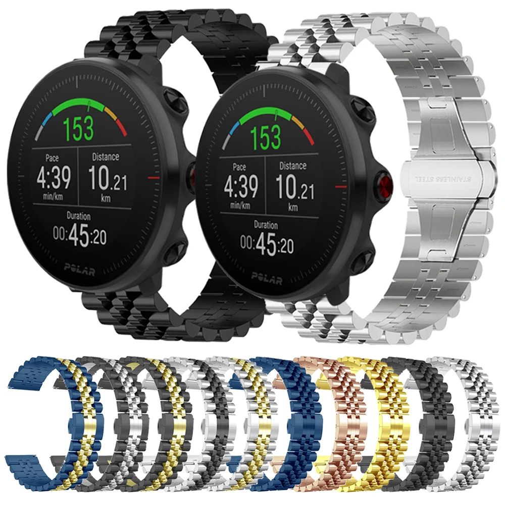 

Wrist Straps Band For POLAR IGNITE 2 VANTAGE M2 M / UNITE/ GRIT X Metal Stainless steel Strap Bracelet Accessorie Watchbands