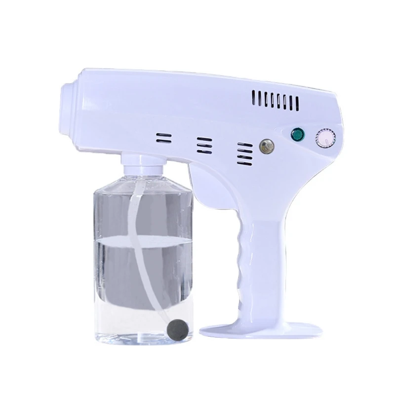 

Indoor Electric Sanitizer Sprayer Machine Handheld Disinfectant Mist Fogger Wireless Household Blue-Ray New Dropship