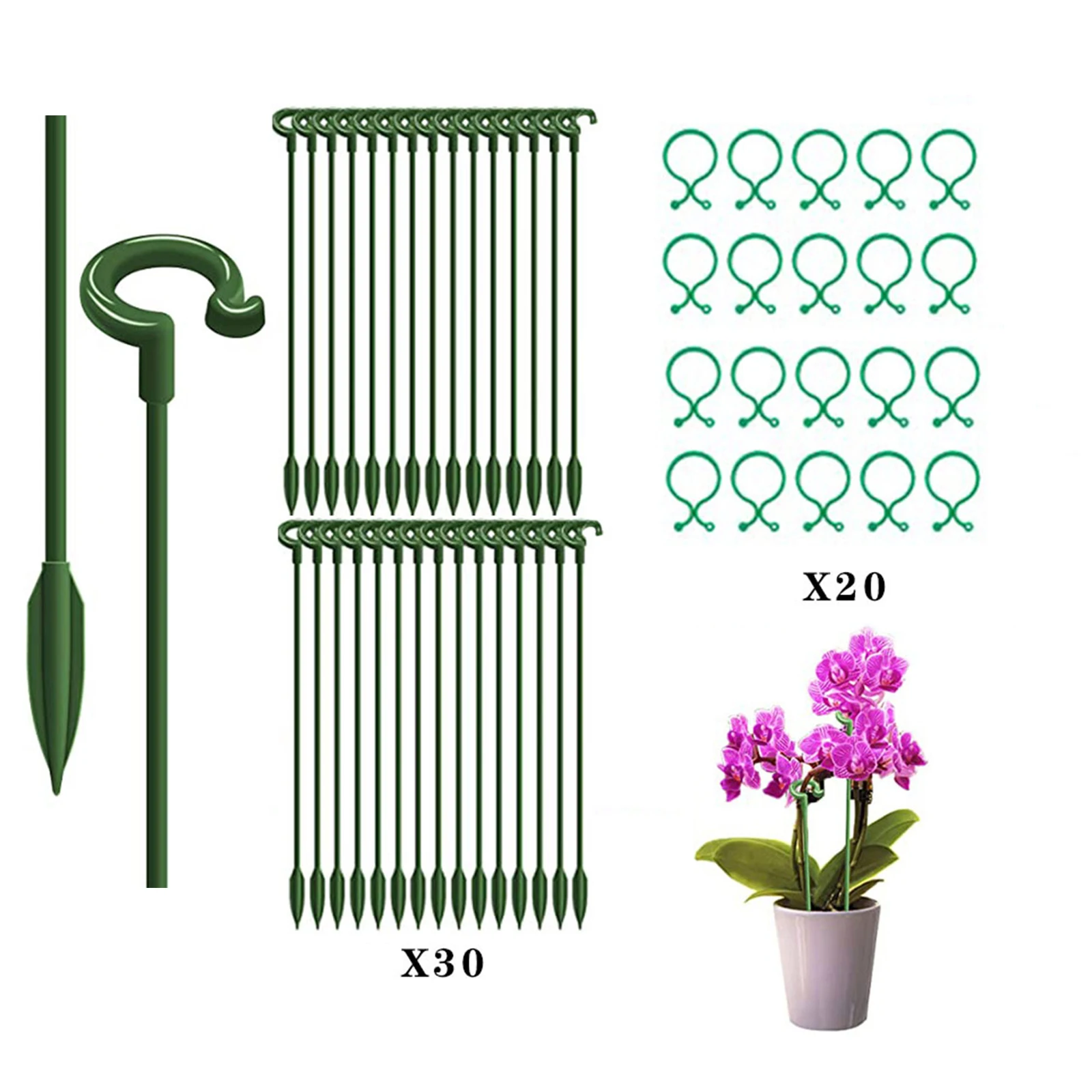 

Climbing Vine Rack Plant Potted Support Frame Garden Clips Flower Vegetables Decorative Trellis Bracket Grow Upright Tools