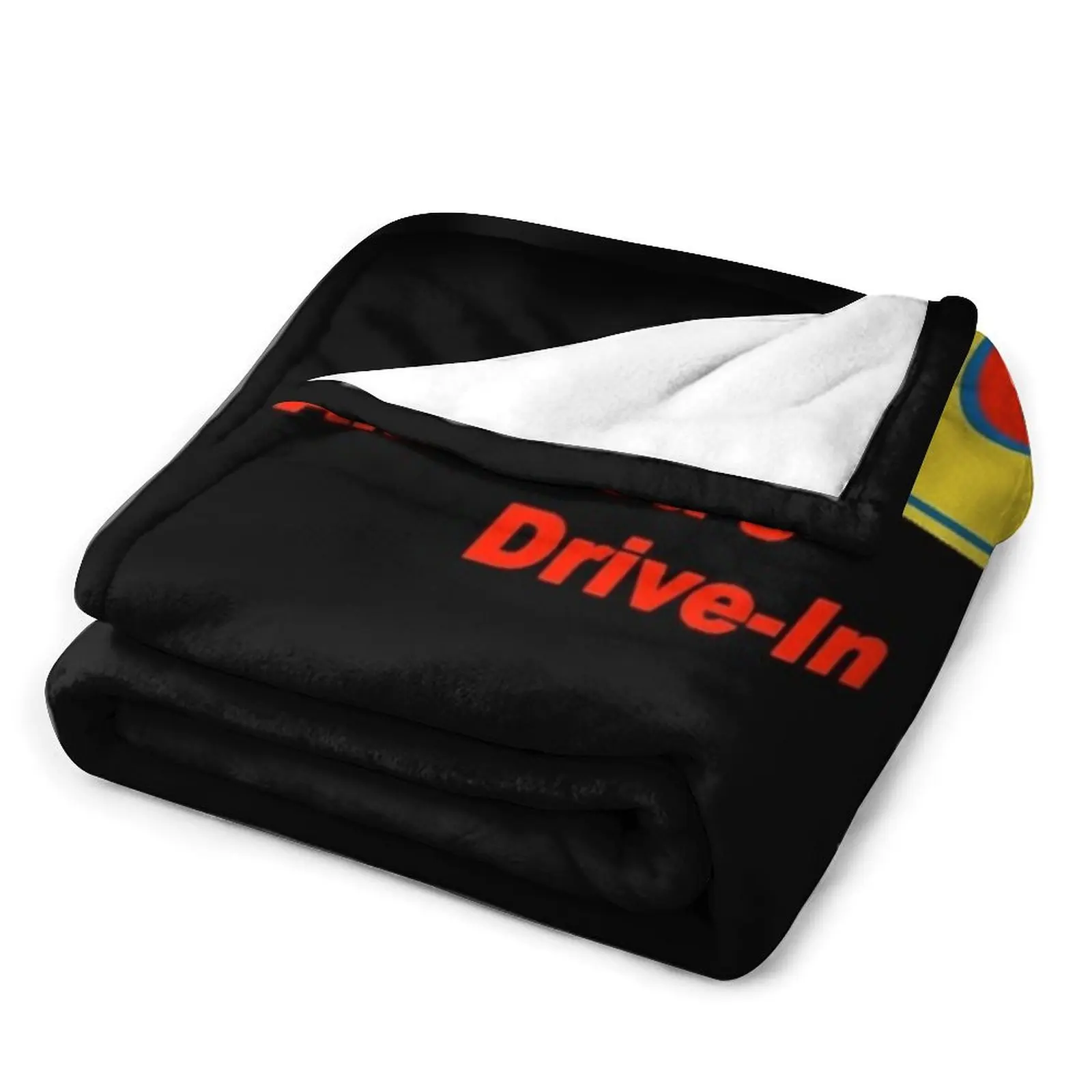 Соник Америка x 27s Drive-in Fast Food Logo Красная футболка Essential Плед Декоративные кровати