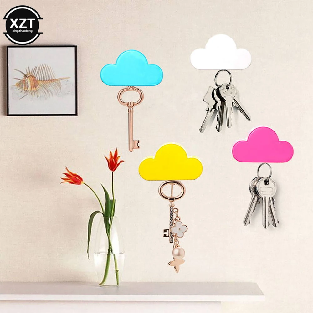 Qualified Magnetic Magnets Key Storage Holder White Cloud Shape Magnetic Magnets Key Qualified Cute Novelty Key Storage Holde