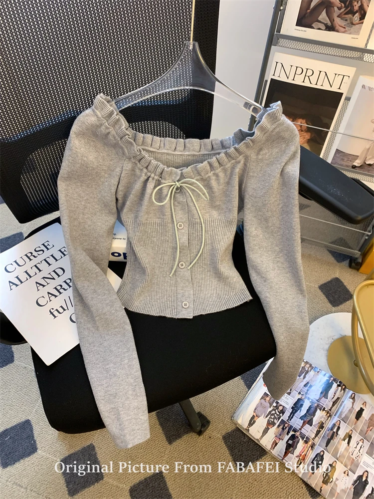 Осенне-зимние женские облегающие пуловеры свитер с вырезом-лодочкой трикотажная