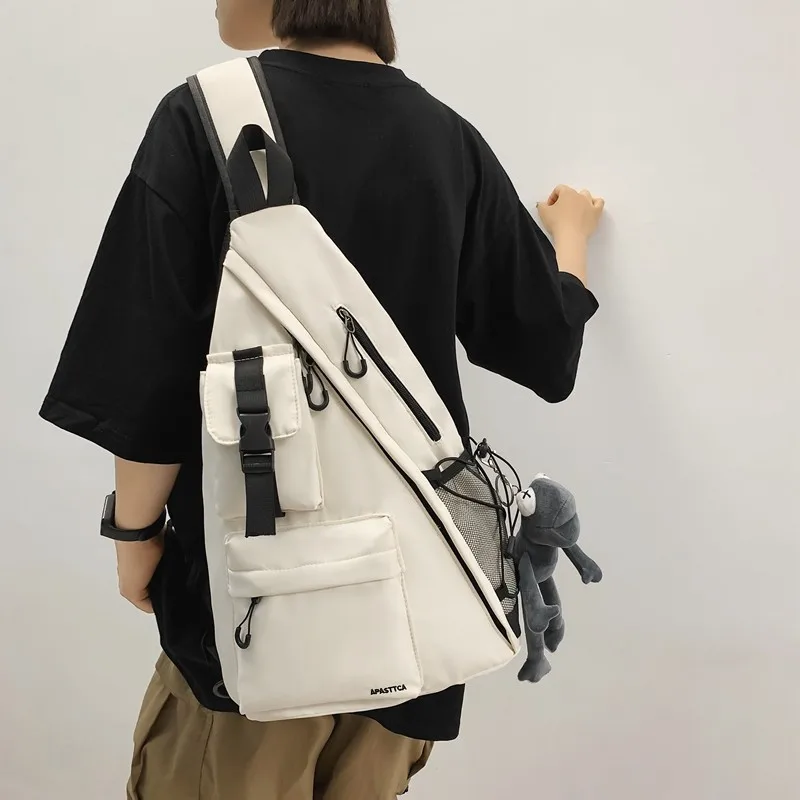 Lawaia Мужская модная деловая нагрудная сумка повседневная через плечо для