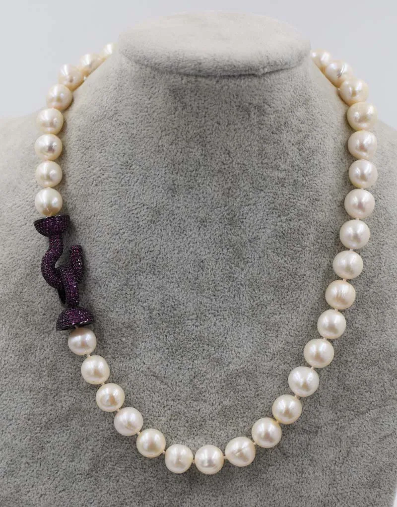 

Ожерелье из пресноводного жемчуга, белый Ближний круглый, 11-12 мм, 18 дюймов, бисер, оптовая продажа, скидка, подарок, Лидер продаж