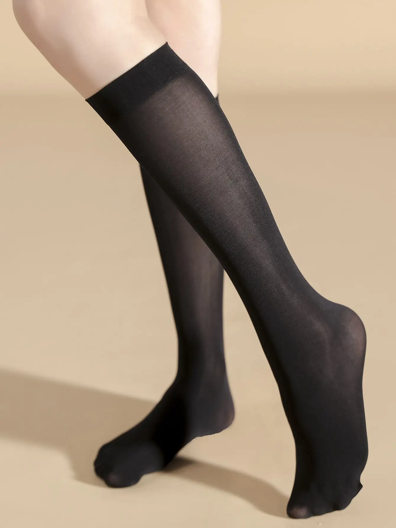 Ультратонкие Прозрачные Нейлоновые Чулки Для Девочек Дышащие Полосатые Носки До